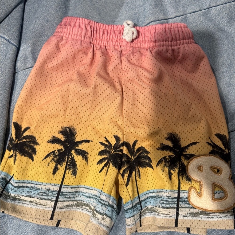 Kids Tropical Sunset Shorts